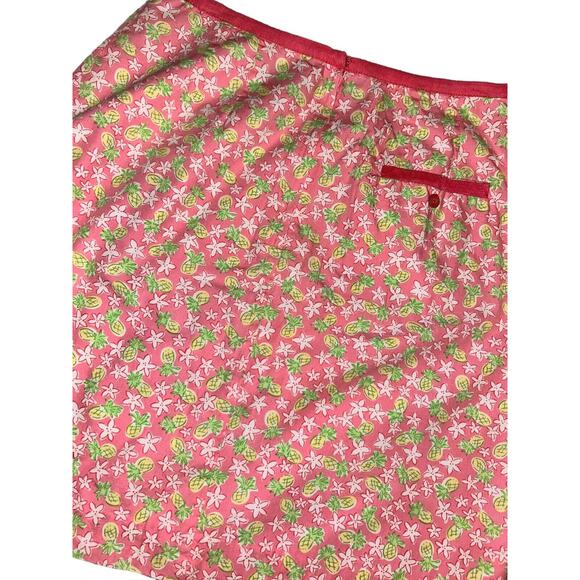 LILLY PULITZER Skirt ~ Pink Pineapple ~ VINTAGE White Label ~ Size 6 - Picture 9 of 9